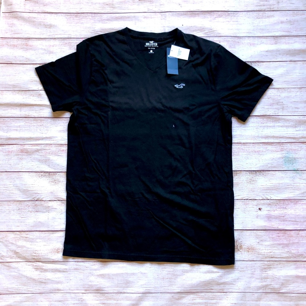 HOLLISTER Must-Have Collection Tee - 100% Cotton Size Large